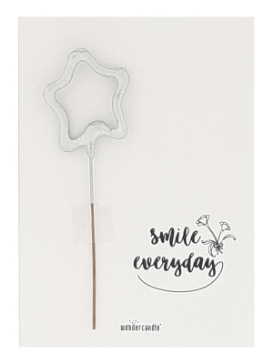 Mini kartiņa "Smile everyday" 11,5 cm x 8,5 cm