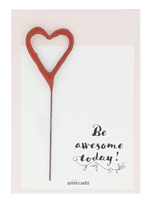 Mini kartiņa "Be awesome today!" 11,5 cm x 8,5 cm