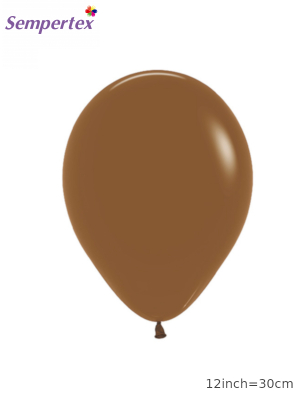 Lateksa balons, kafijas, 30 cm
