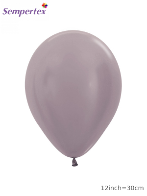 Pērļu balons, pelēks, 30 cm