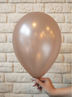 Pērļu balons, sudraba, 30 cm