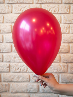 Perlamutra balons, fuksijas, 30 cm