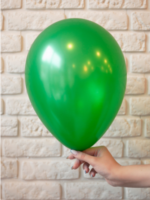 Perlamutra balons, zaļš, 30 cm