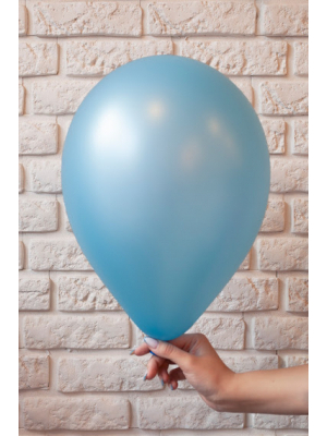 Neona krāsas balons, zils, 30 cm