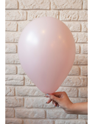 Matēts balons, rozā pastelis, 30 cm