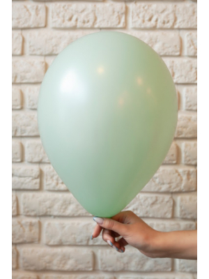 Matēts balons, zaļš pastelis, 30 cm