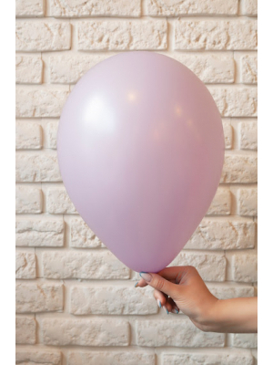 Matēts balons, ceriņu pastelis, 30 cm
