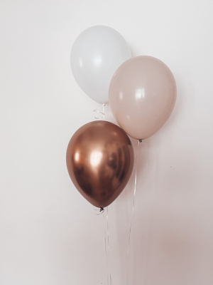 Hēlija balonu pušķis "3 baloni"