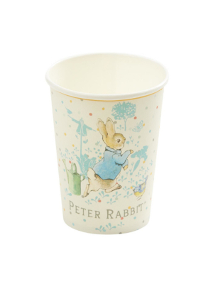 8 gab, Papīra glāzītes Peter Rabbit, 266 ml