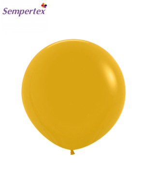 Lateksa balons, sinepju, 61 cm