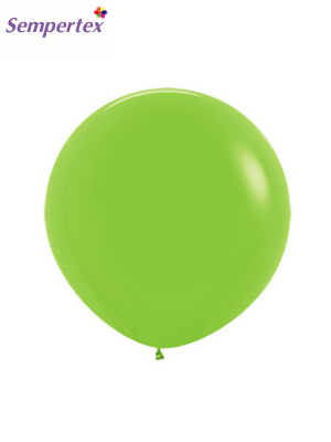 1 gab, 61 cm, Laima zaļš, lateksa balons
