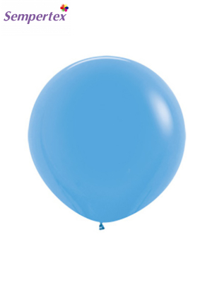 1 gab, 61 cm, Zils, lateksa balons