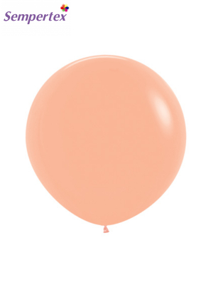 Lateksa balons, sarts persiks, 61 cm