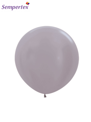1 gab, 61 cm, Pelēks, pērļu balons
