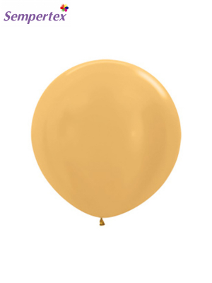 61 cm, 1 gab, Zelta, perlamutra balons