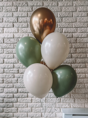 6 Balloons with helium