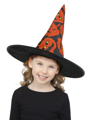 Bērnu ķirbju raganas cepure