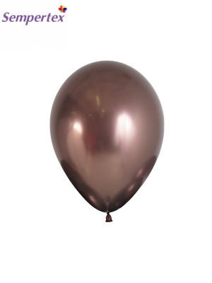 50 gab, 12 cm, Triffele,  metalizēts (hromēts) balons