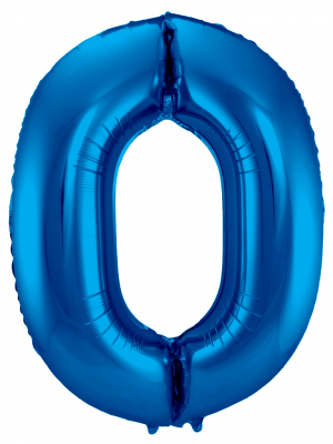 Folijas balons, 0, karaliski zils, 86 cm