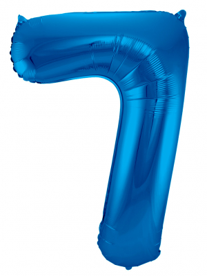 Folijas balons, 7, karaliski zils, 86 cm