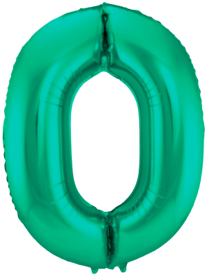 Folijas balons, 0, matēts zaļš, 86 cm