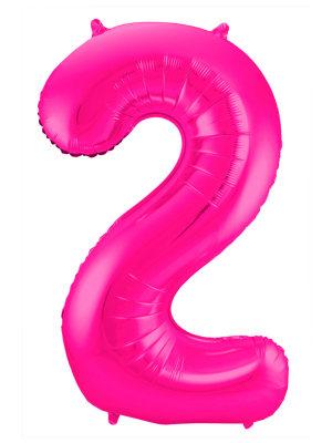 Folijas balons, 2, purpura rozā, 86 cm