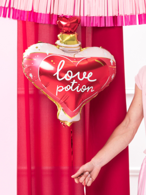 Foil balloon Love potion, 54x66 cm, mix