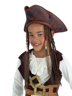 Пиратская шляпа с дредами