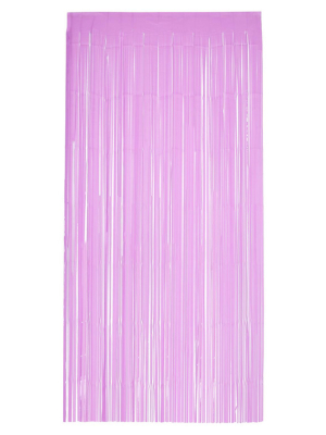 Matēts lietutiņa aizkars, gaiši rozā, 91 x 244 cm