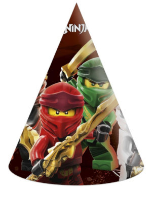 Paper hats Lego Ninjago, 6 pcs