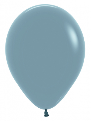 12 gab, Lateksa baloni, dūmakaini zils, 30 cm