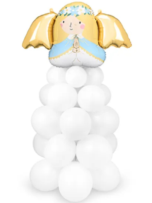 DIY balonu virtene Eņģelis, balts, 140 x 70 cm
