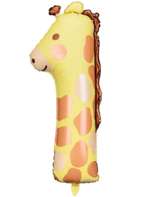 Folijas balons Nr. 1 - Žirafe, 42x90 cm, krāsains