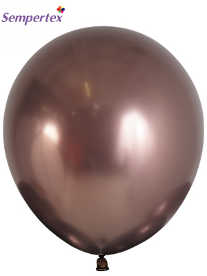 1 gab, 45 cm, Triffele,  metalizēts (hromēts) balons