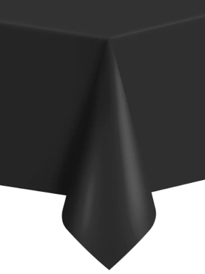 Скатерть, черная, водонепроницаемая, 137 x 274 см