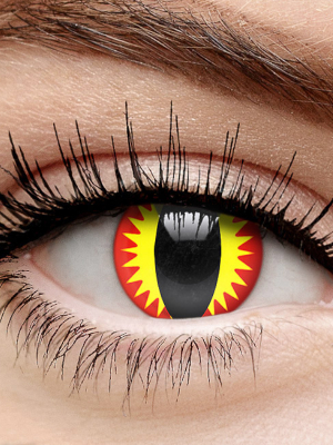 Dragon Eye sarkanas kontaktlēcas (diennakts)