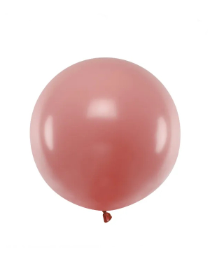 60 cm, 1 gab,  Savvaļas roze, pasteļtoņa balons