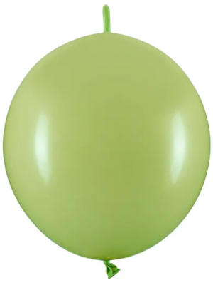 20 gab, Savienojami lateksa baloni, olīvu zaļa krāsa, 33 cm