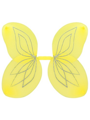 Spārni, dzelteni ar spīdumiem, 58 x 46 cm