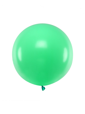 60 cm, 1 gab, Zaļš, pasteļtoņa balons