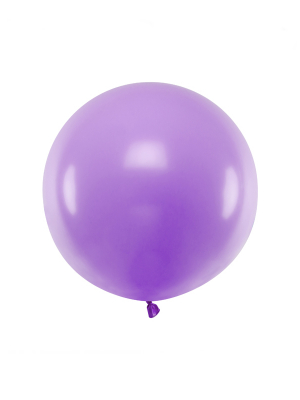 60 cm, 1 gab, Lavandas zils, pasteļtoņa balons