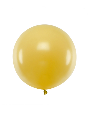 60 cm, 1 gab, Zelta, perlamutra balons