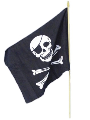 Флаг пирата, 46 х 29 см