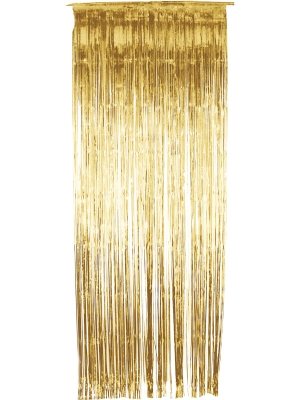 Lietutiņa aizkars, zelta, 91 x 244 cm